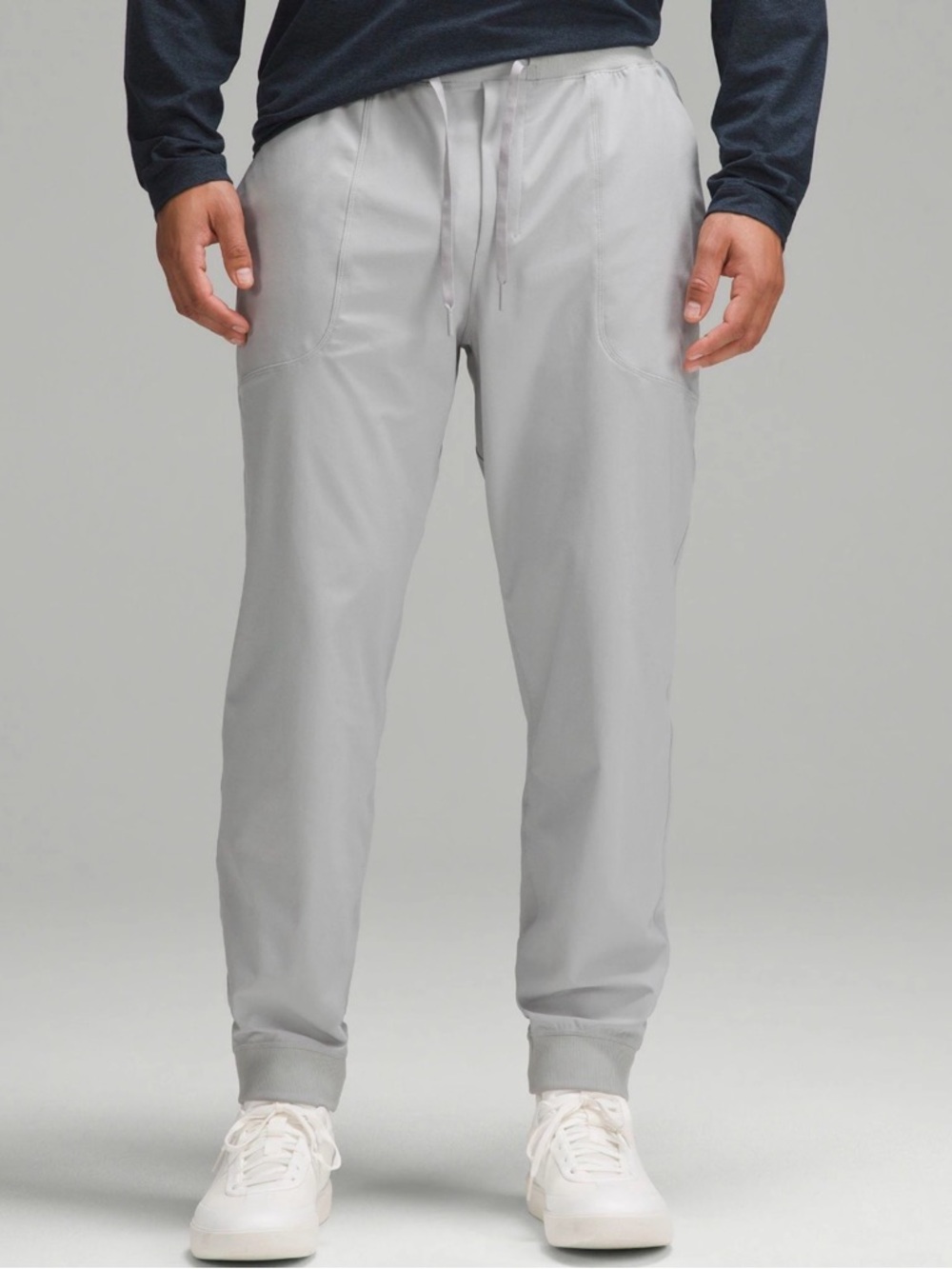 lululemon athletica Men's Light Gray Joggers